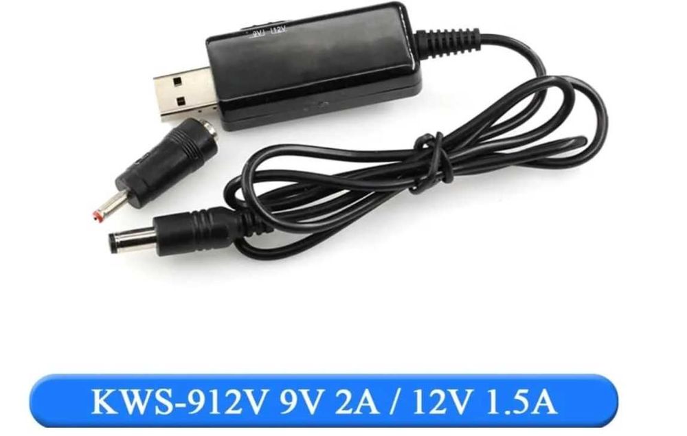 Convertor 5v la 9v sau 12v + conector 3.5x1.35mm