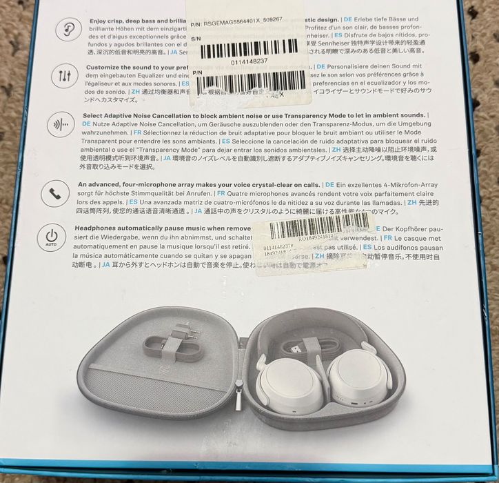 Casti audio Over the ear Sennheiser Momentum 4, Wireless, ANC,garantie