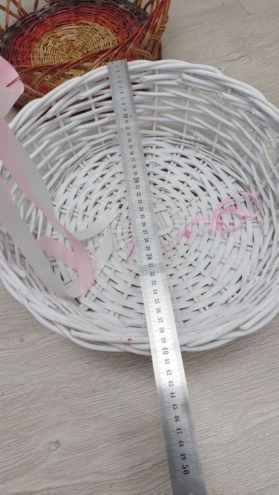 большие плетеные корзины