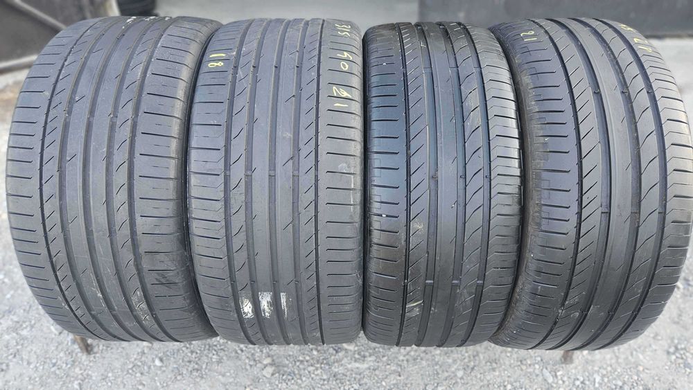 SET 4 Anvelope Vara 275/45 R21 +315/40 R21 Continental Sport Contact 6 MO (Mercedes Original GLE-GLS, etc) 111Y | Pret/buc