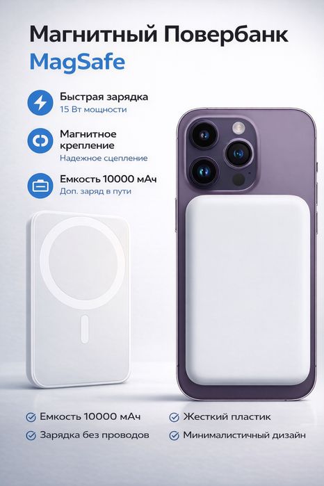 PowerBank Magsafe (Зарядка iPhone)