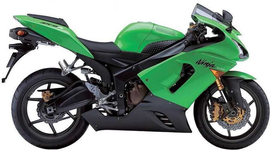 Стикери Kawasaki ZX-6R Ninja 2005-2006 лепенки кавазаки 636 зх6р zx6r