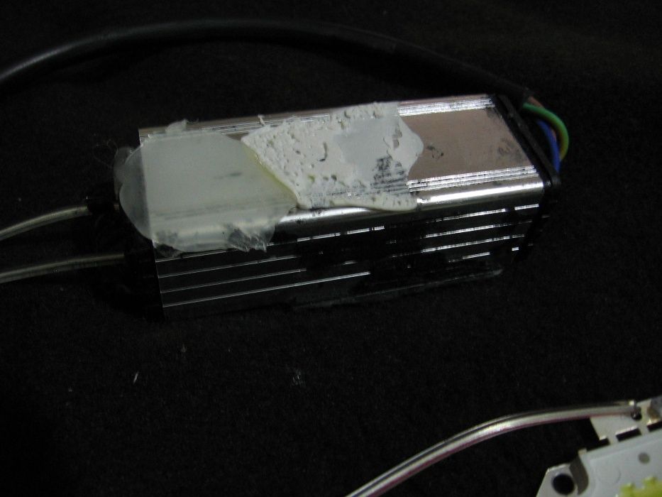 Светодиод белый 50W с драйвером блоком питания