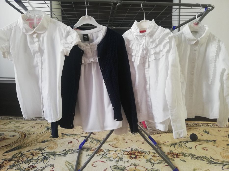 Блузки рубашки школа девочки