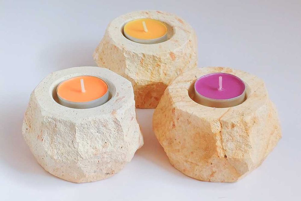 Свещник от камък