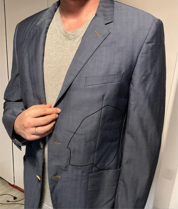 Sacou barbati Tommy Hilfiger de lana marimea 52