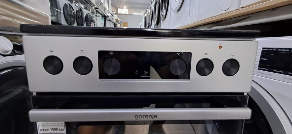 Aragaz Electric Gorenje 70l cu plita vitroceramica Import Germania Garanție OT97
