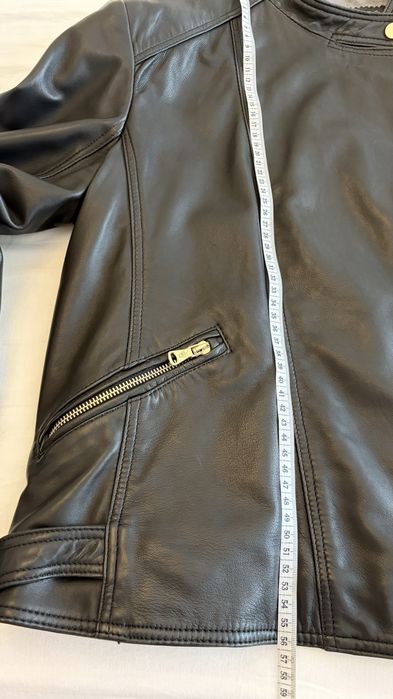 Geaca din piele Massimo Dutti