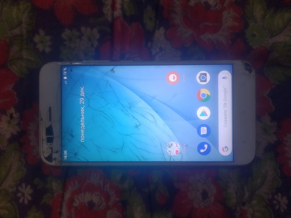 Redmi mi a1 сенсор треснула а в остальном работает