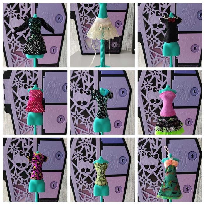 Одежда для кукол Monster High, Bratz, Ever After High