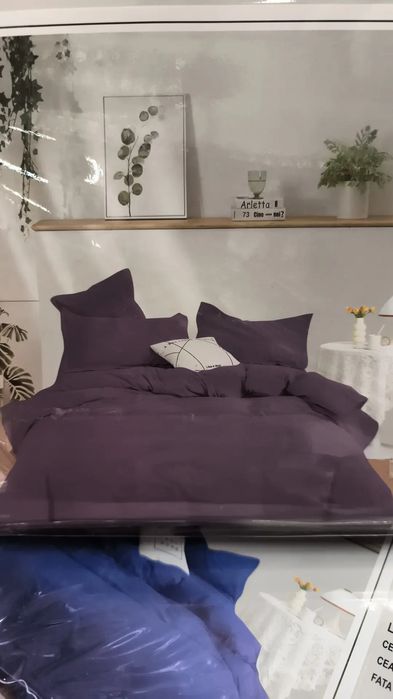 Lenjerie de pat din finet/Pucioasa