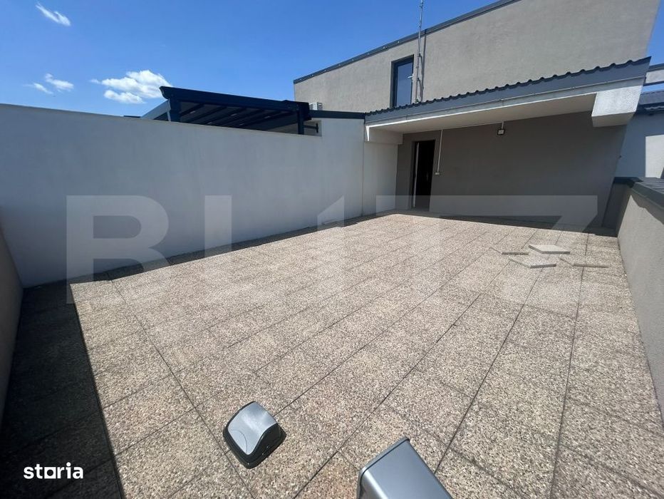 Apartament 2 camere, 63 mp, bloc nou, terasa 40 mp, cartier George Ene
