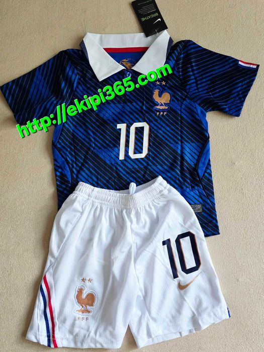 Детски Екип Mbappe 10 – Франция 2026