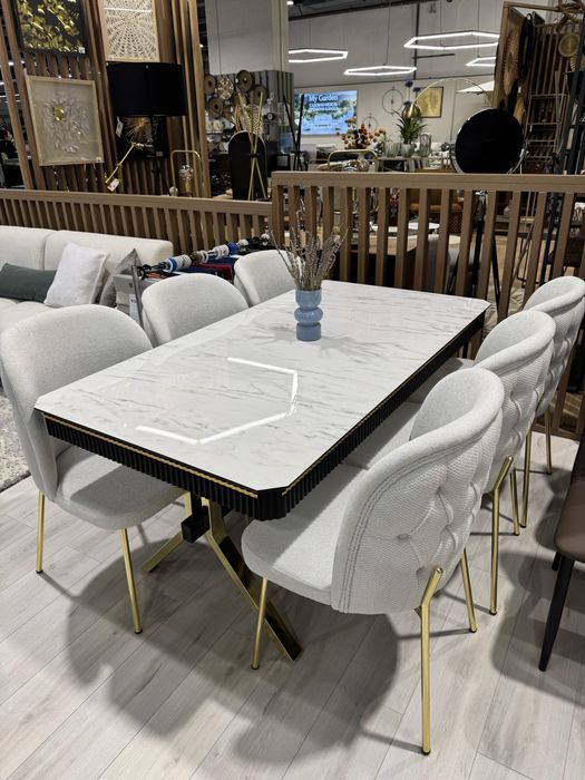 Комплект стол и 6 стульев