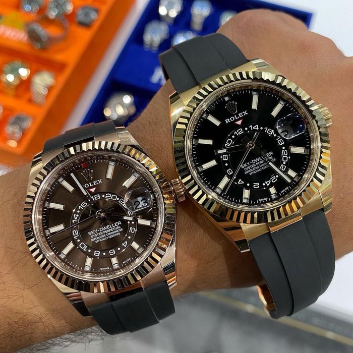 Rolex Sky-Dweller Oysterflex Gold 18k