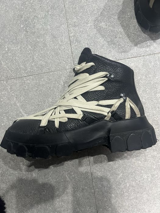 Rick Owens Megalace Tractor Bozo Boots