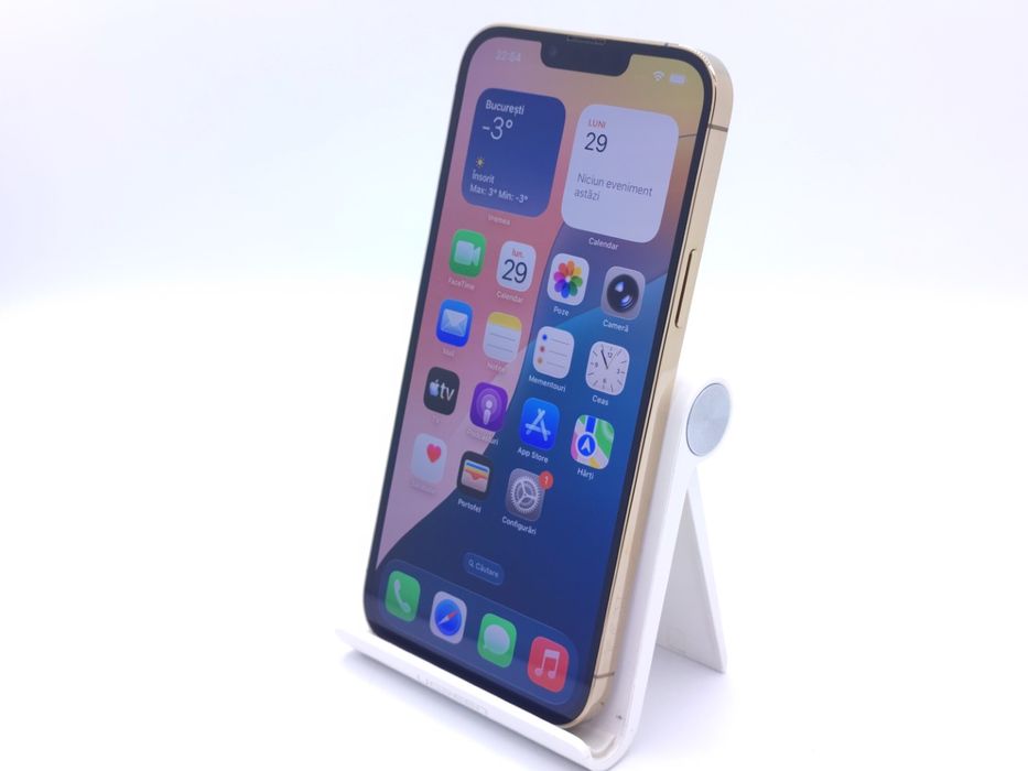 Apple iPhone 13 Pro Max 128GB Gold 6GB, Garantie 24 luni | #D89165