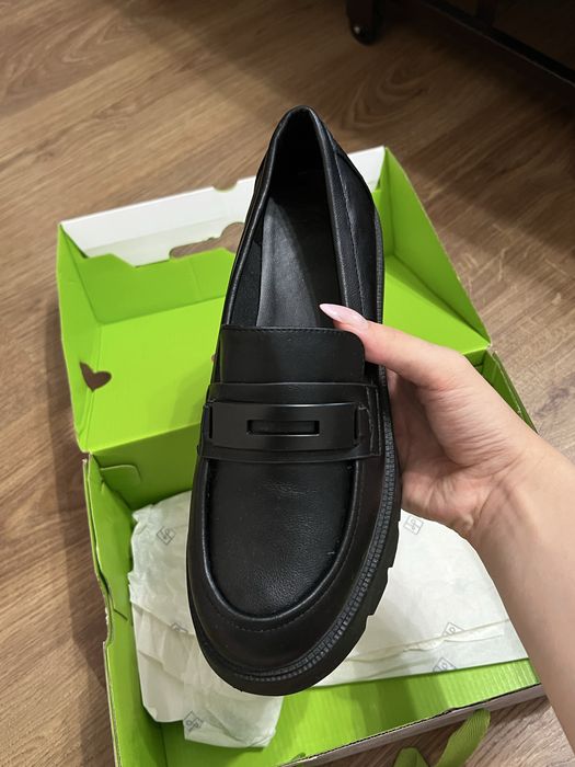 Лоферы на высокой платформе