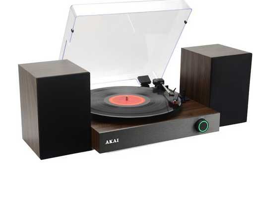 Pick-up Akai ATT-200SP, Difuzoare externe 20W, Bluetooth