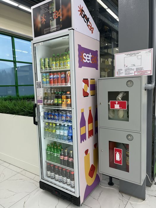 Микромаркет для продаж напитков и перекусов