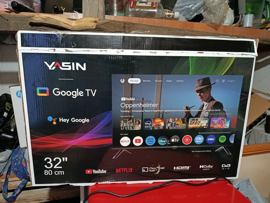 Телевизор Ясин 32д новый продам
