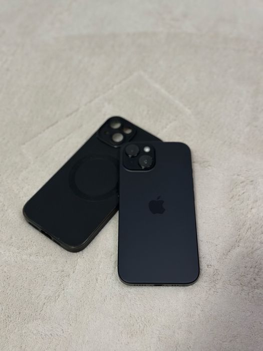 iPhone 15 Black 93% ca nou 128 GB + husa