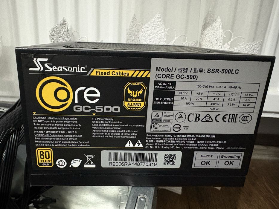 Sursa Seasonic GC500 Gold