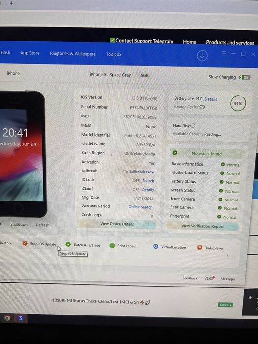 Iphone 5s gray x2 libere de icloud