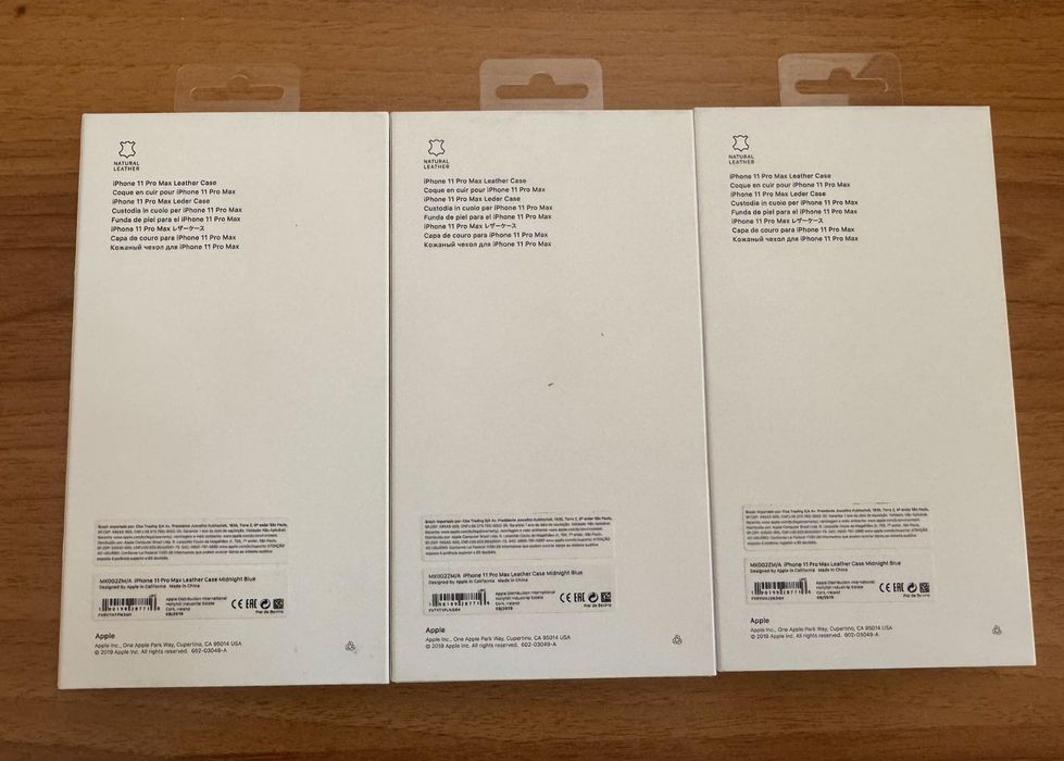 Продавам оригинални кожени кейсове на Apple за iPhone 11 Pro Max