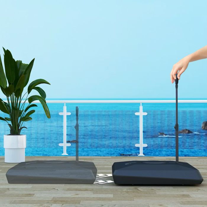 Стойка  за чадър на колелца Outsunny