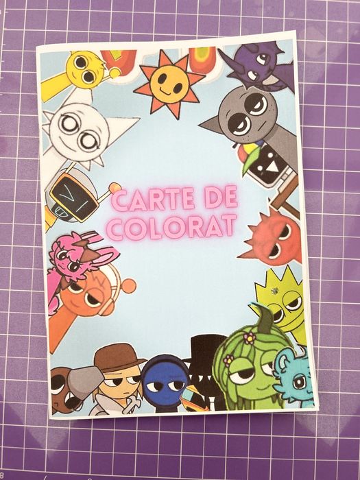Carte de colorat Sprunki