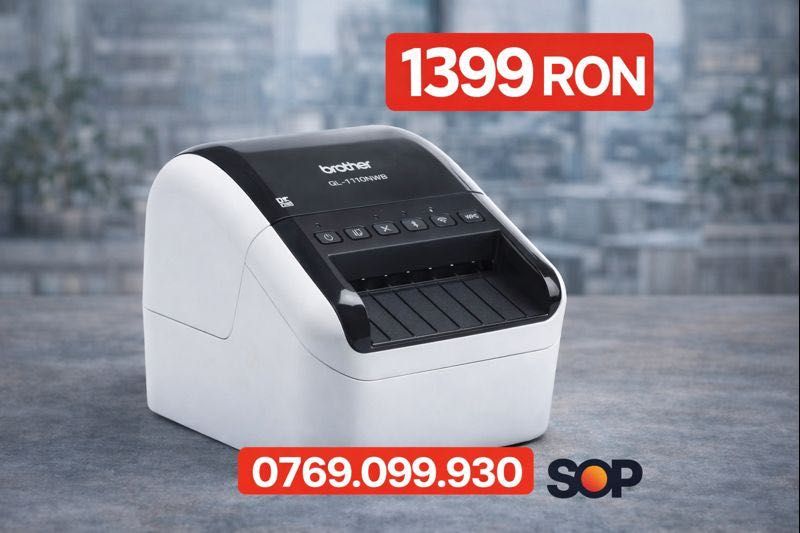 Brother QL-1110NWBc | sigilat | garantie | factura | livrare gratuită