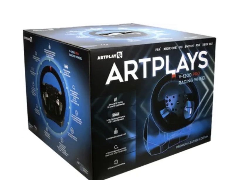 игровой руль artplays 12000-v