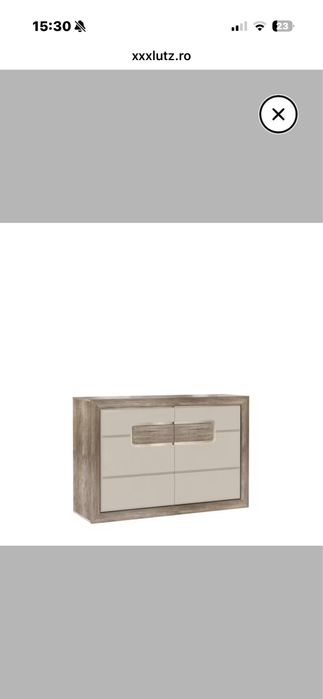 Set Comoda Tv + comoda/bar + suport Tv din sticla+ etajera