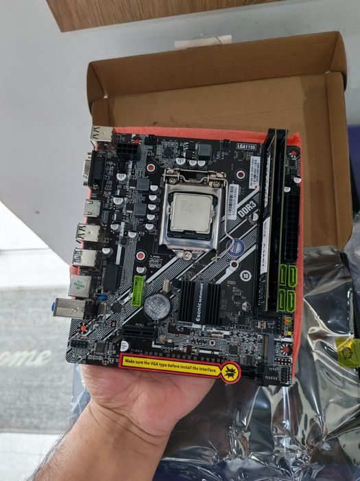 I7 2600+ kuler+materinka h61 lga1155 + 16 gb operativka