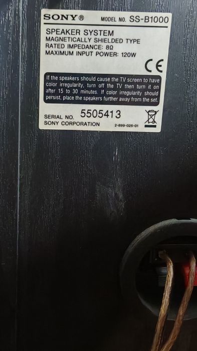 Sony SS B-1000 Boxe de raft bookshelf  si Nobsound NS-15G