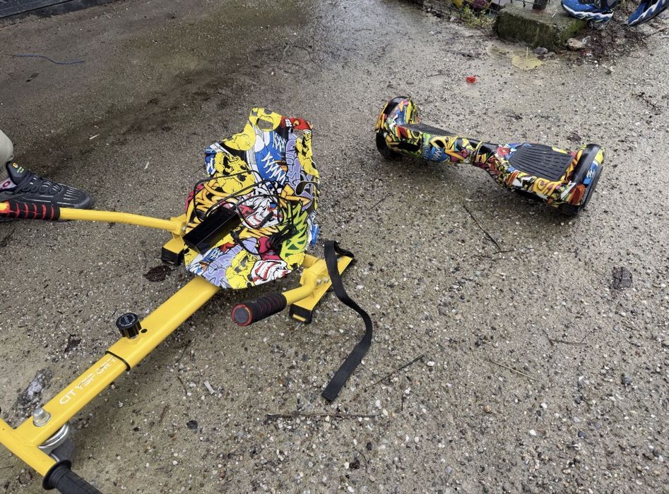 Hoverboard + kart scaun