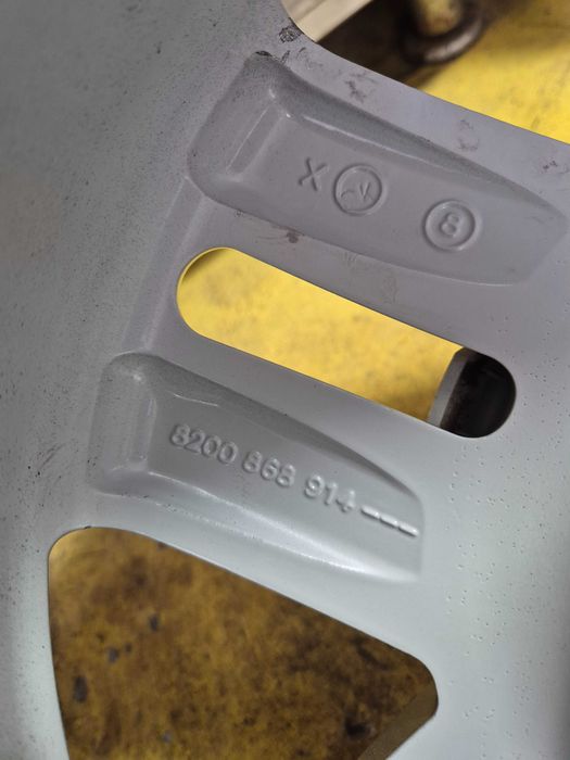 4 Jante Aliaj 4x100 16'' - 6.5J ET 49 - OEM Renault Captur Megane 1 Clio / Dacia Logan Sandero Jogger Dokker CA UNELE NOI