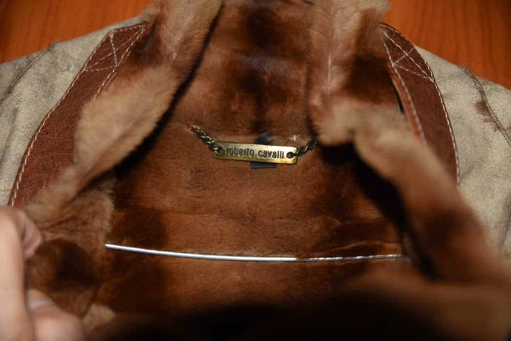 Roberto Cavalli оригинално мъжко палто от норка, размер S