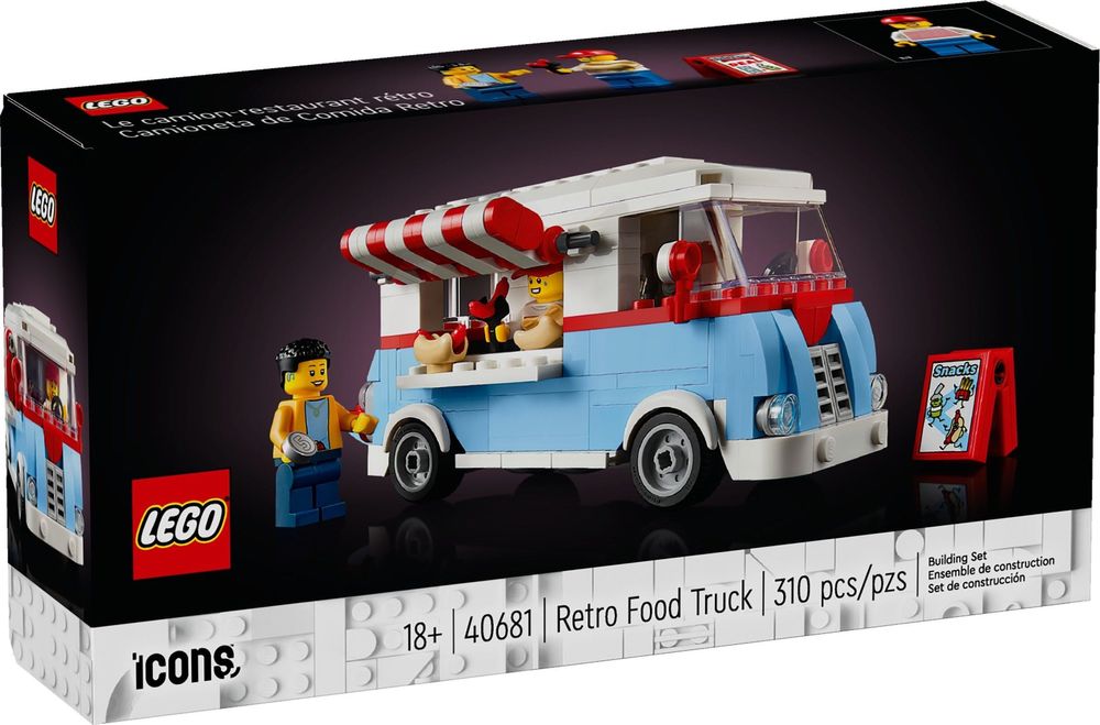 Lego 40681 - Retro Food Truck - Sigilat