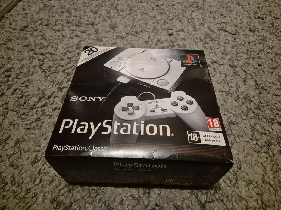 PS Playstation retro  mini clasic Sony 20  jocuri  la cutie