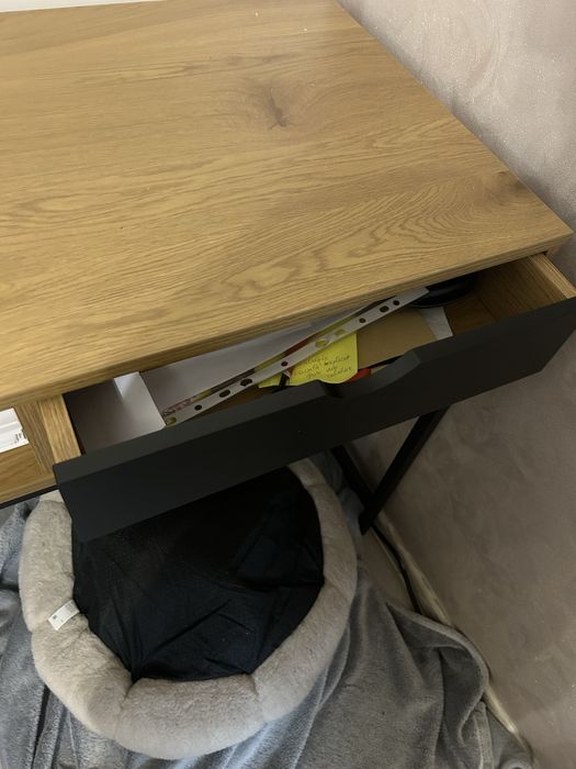 Birou Jysk 48x95 stejar cald/negru