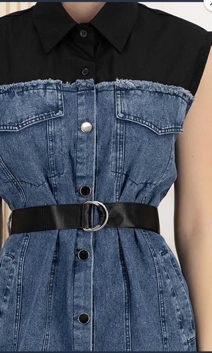 Нова дънкова рокля