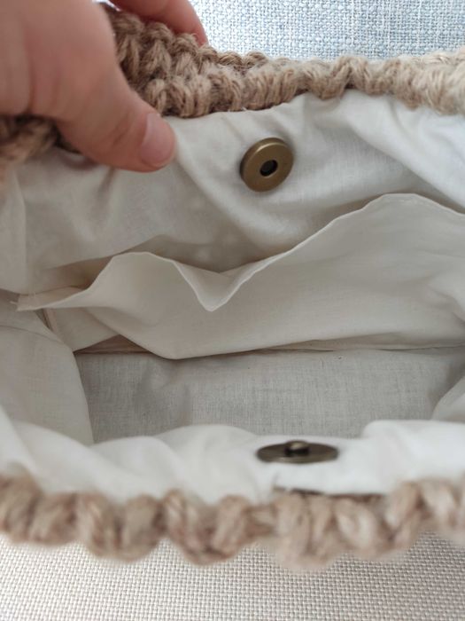 Ръчно изработени плетени чанти макраме от юта