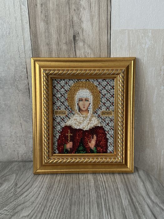 Икона бисером Наталья
