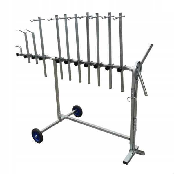 Suport pentru vopsit, rotativ, 10 brate, 360 °, zincat