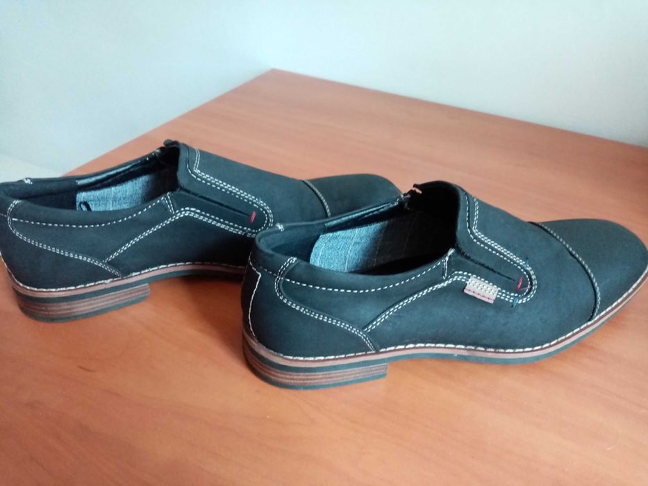 Италиански мъжки велурени ежедневни обувки N43 VENICE