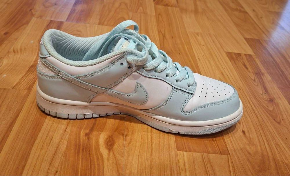 Маратонки-nike dunk low "light armory blue"