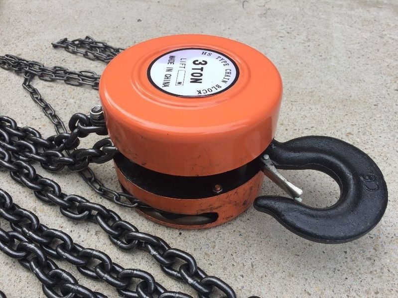 Macara Palan manual 3 Tone cu lant 3 metri