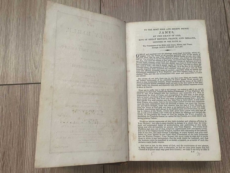Biblia / Biblie veche, 1829 , in limba engleza, 19X12X5 cm